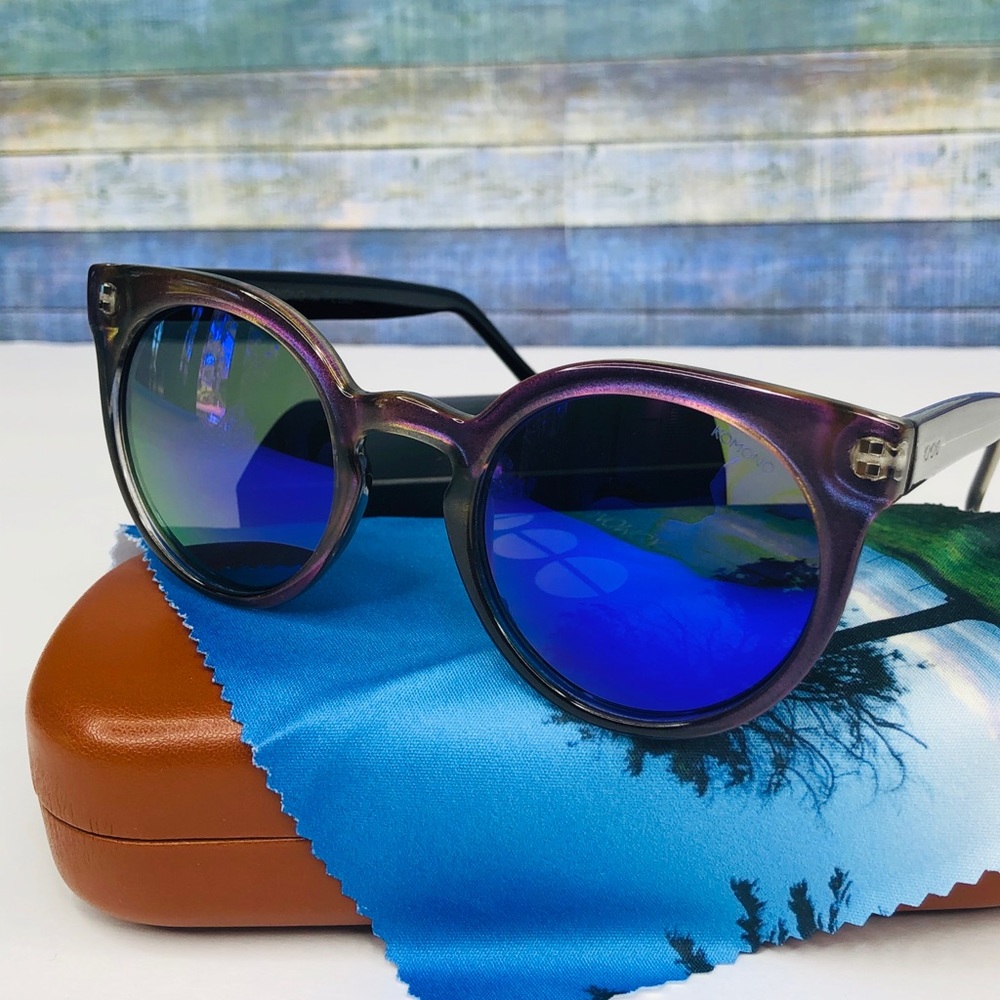 KOMONO Lulu Sunglasses Purple Haze NEW Cat Eye - Picture 5 of 10